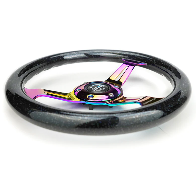 310MM WOOD GRAIN STEERING WHEEL - Image 14