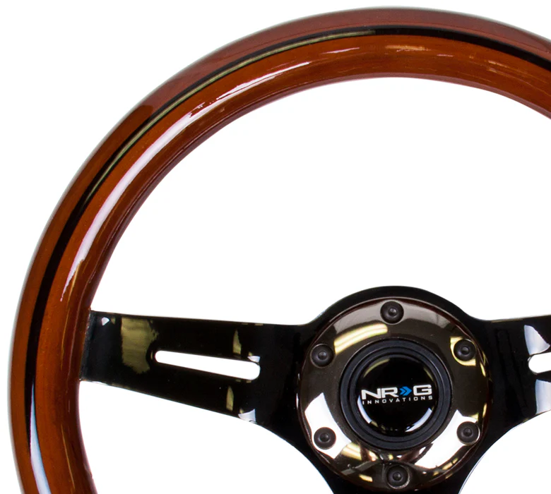 310MM WOOD GRAIN STEERING WHEEL - Image 6