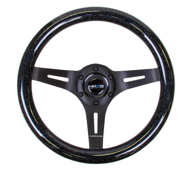 310MM WOOD GRAIN STEERING WHEEL - Image 9