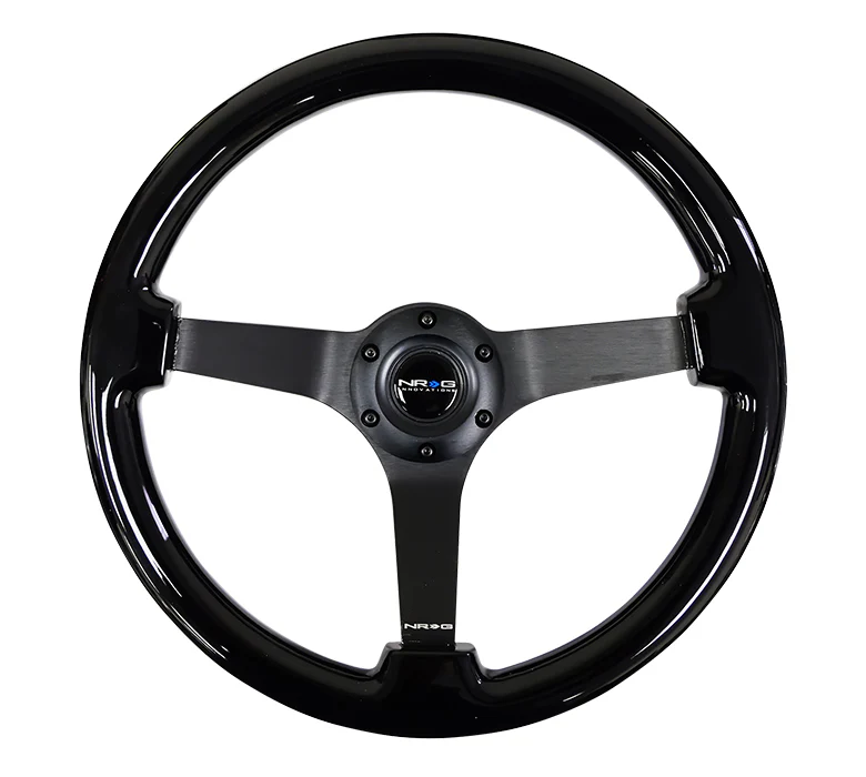 350MM 3" DEEP DISH WOOD GRAIN STEERING WHEEL - Image 16