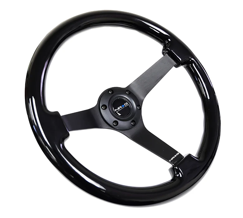 350MM 3" DEEP DISH WOOD GRAIN STEERING WHEEL - Image 17