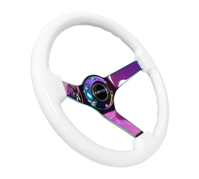 350MM 3" DEEP DISH WOOD GRAIN STEERING WHEEL - Image 20