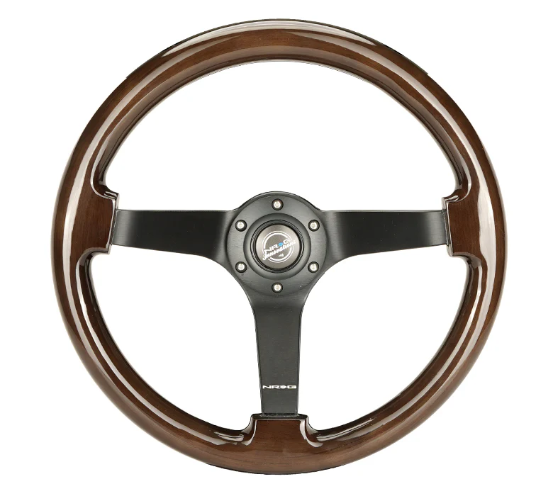 350MM 3" DEEP DISH WOOD GRAIN STEERING WHEEL - Image 23