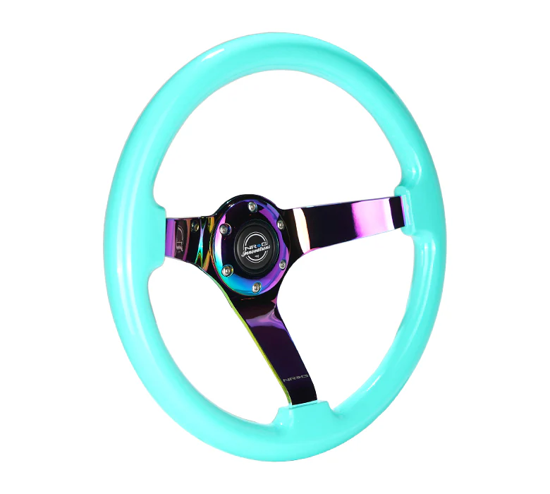350MM 3" DEEP DISH WOOD GRAIN STEERING WHEEL - Image 27