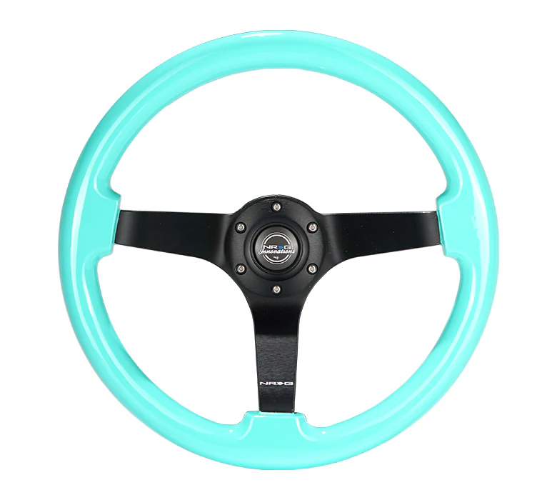 350MM 3" DEEP DISH WOOD GRAIN STEERING WHEEL - Image 29