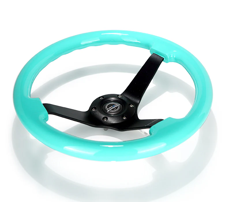 350MM 3" DEEP DISH WOOD GRAIN STEERING WHEEL - Image 31