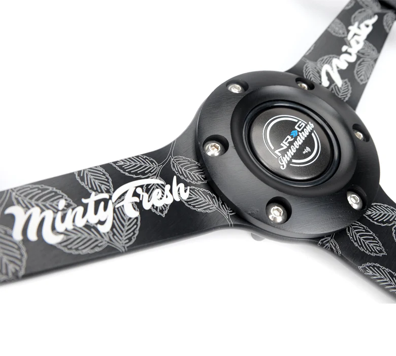 350MM FLAT STEERING WHEEL LEATHER - Image 13