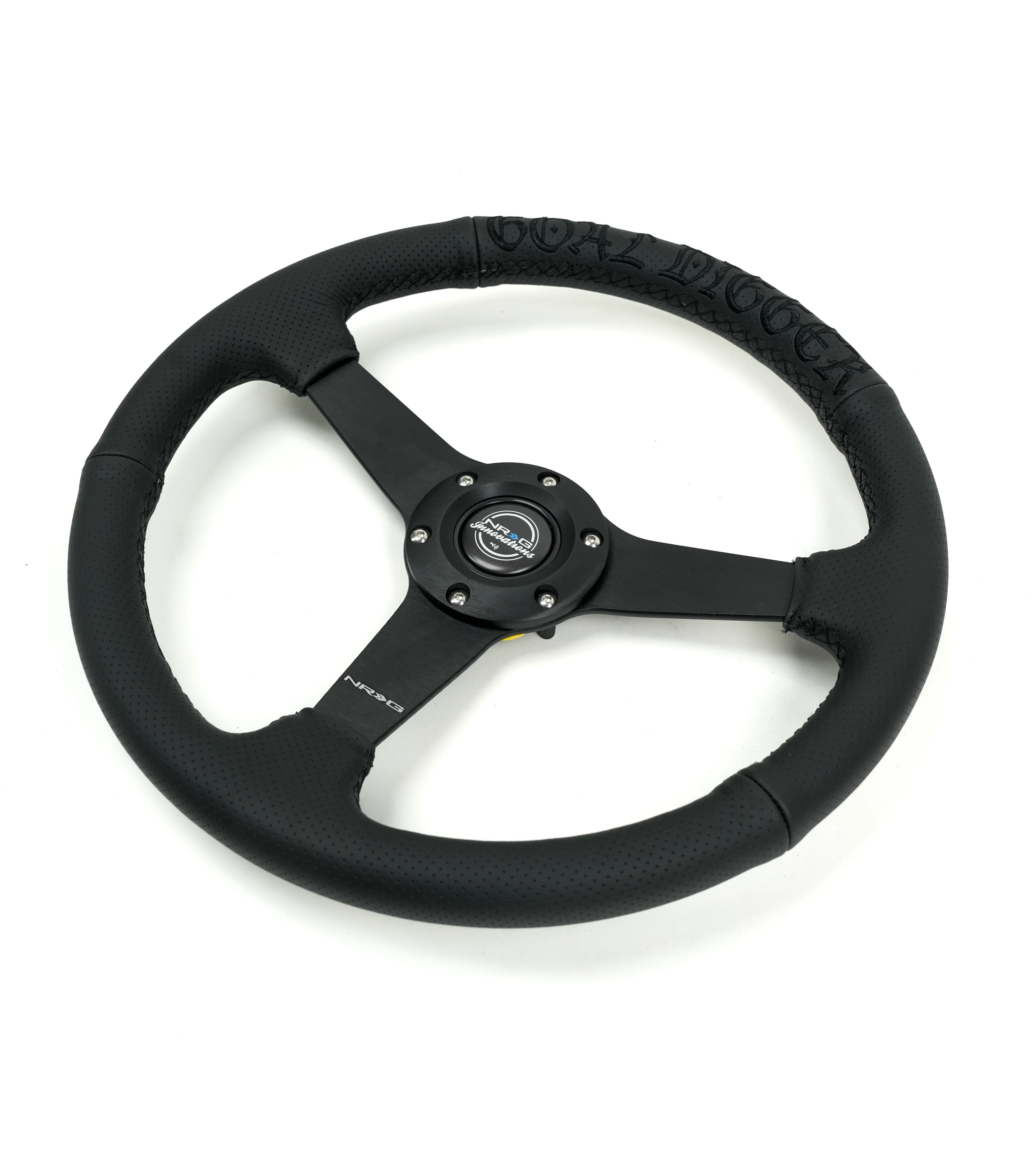 350MM FLAT STEERING WHEEL LEATHER - Image 15