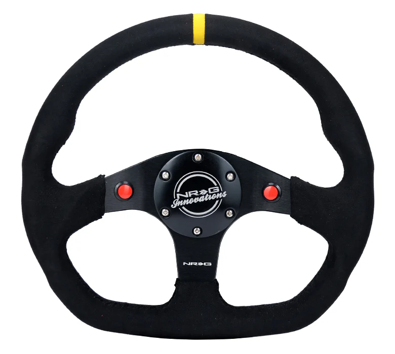 FLAT BOTTOM STEERING WHEEL ALCANTARA - Image 4