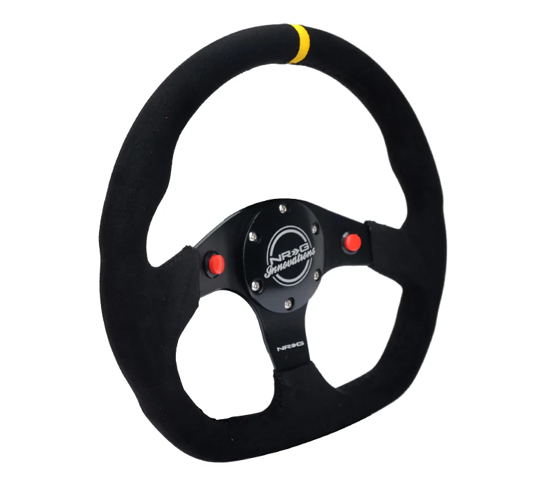 FLAT BOTTOM STEERING WHEEL ALCANTARA - Image 5