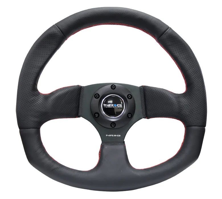 FLAT BOTTOM STEERING WHEEL LEATHER - Image 3
