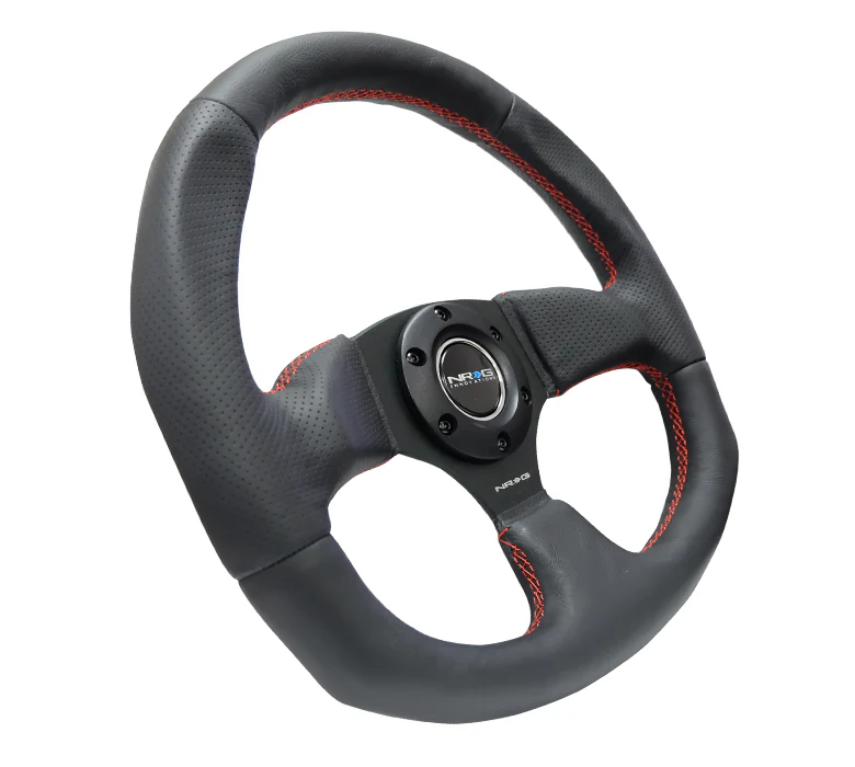 FLAT BOTTOM STEERING WHEEL LEATHER - Image 4