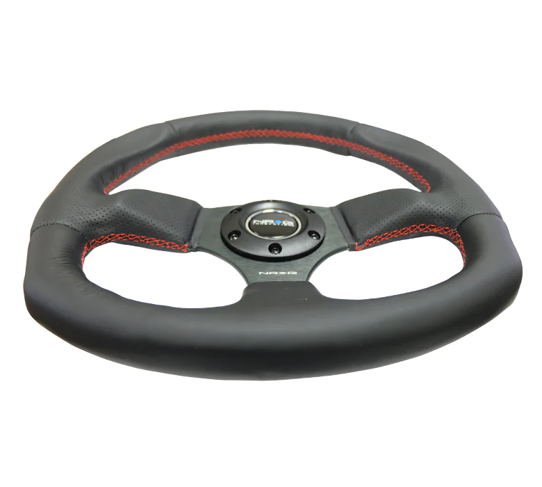 FLAT BOTTOM STEERING WHEEL LEATHER - Image 5