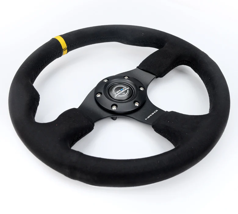 RACING STEERING WHEEL ALCANTARA - Image 3