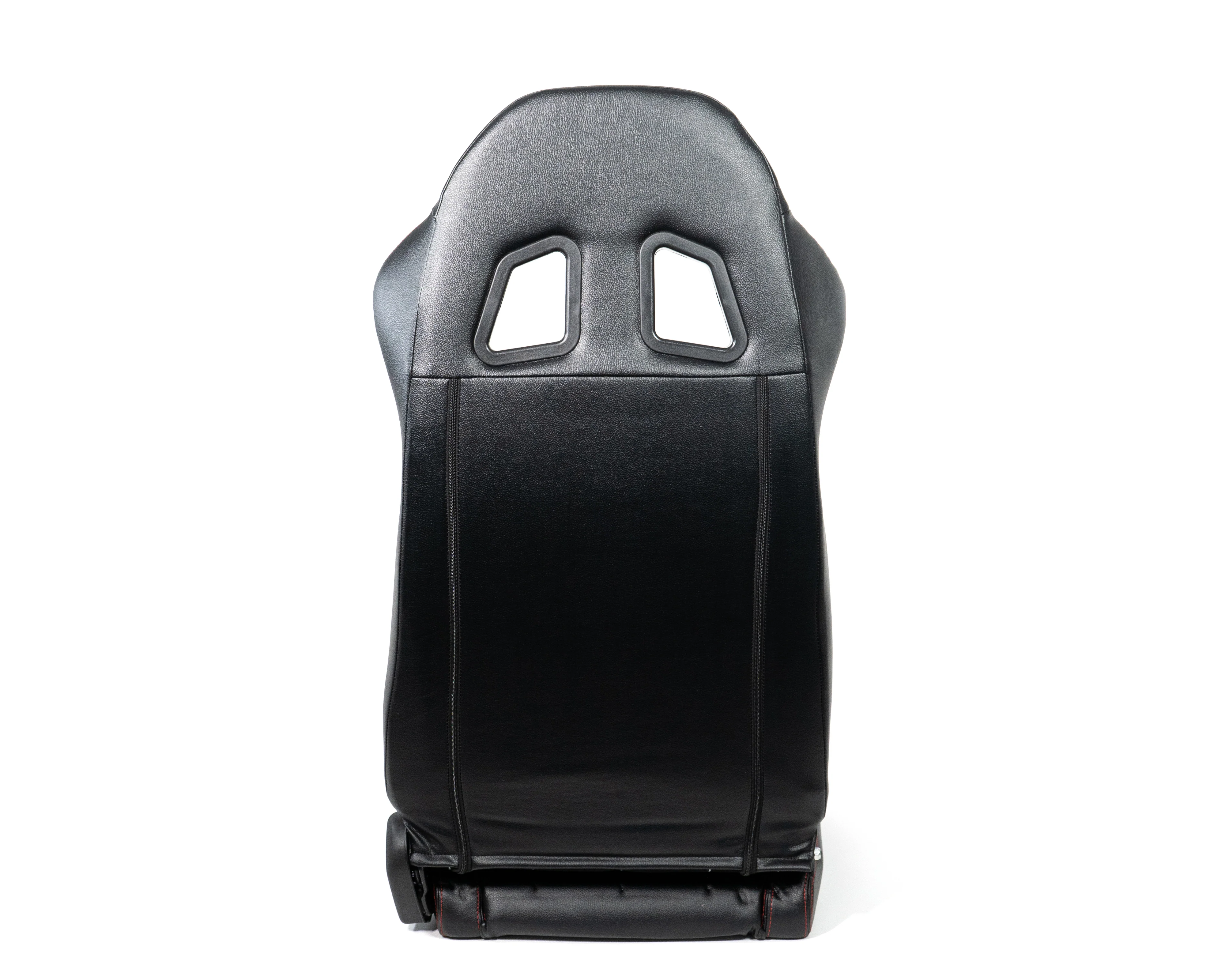 Reclinable racing Seat Red Stitching - Image 4