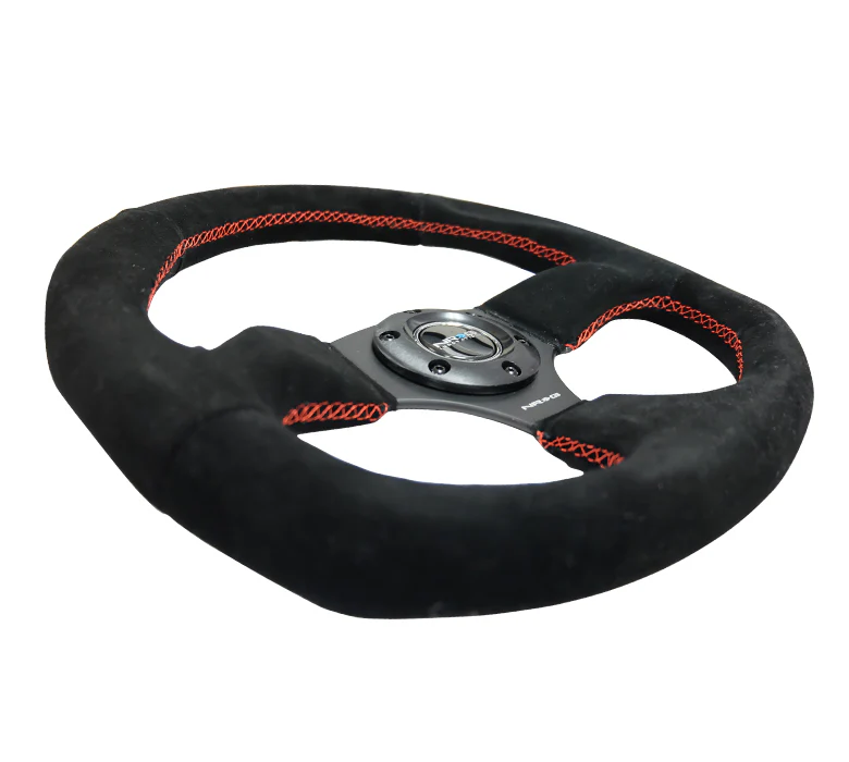 FLAT BOTTOM STEERING WHEEL SUEDE - Image 5