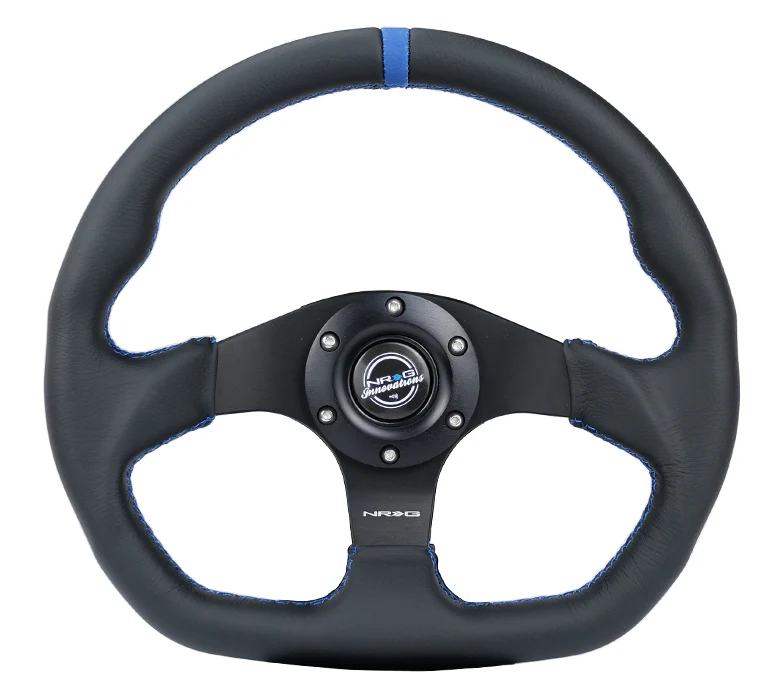 FLAT BOTTOM STEERING WHEEL LEATHER - Image 7