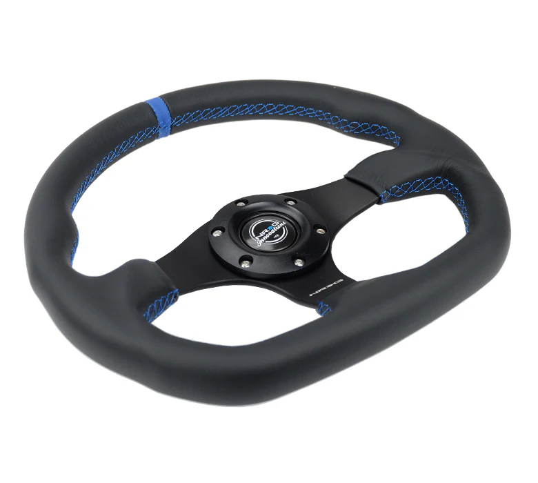 FLAT BOTTOM STEERING WHEEL LEATHER - Image 9