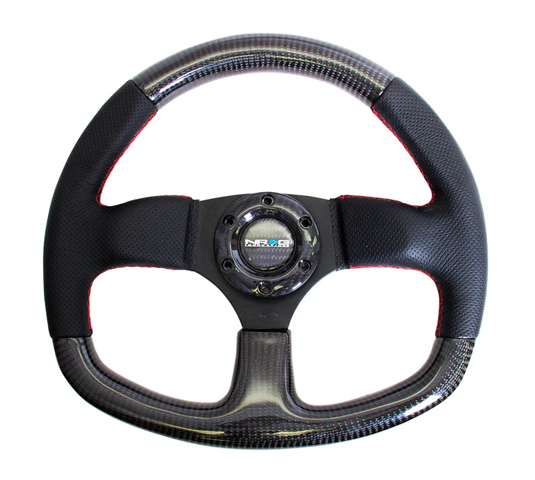 CARBON FIBER STEERING WHEEL FLAT BOTTOM - Image 4