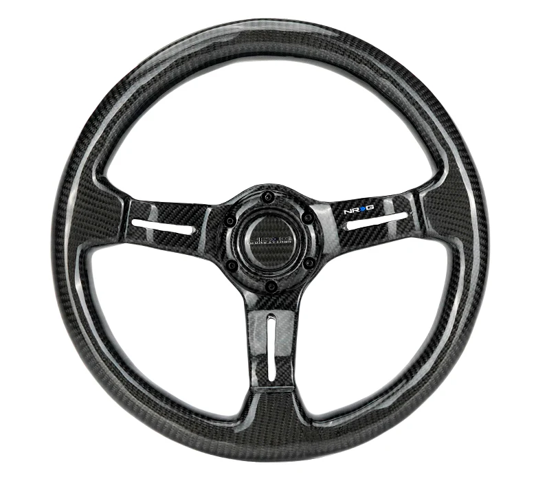 CARBON FIBER STEERING WHEEL 1.5" DEEP DISH - Image 4