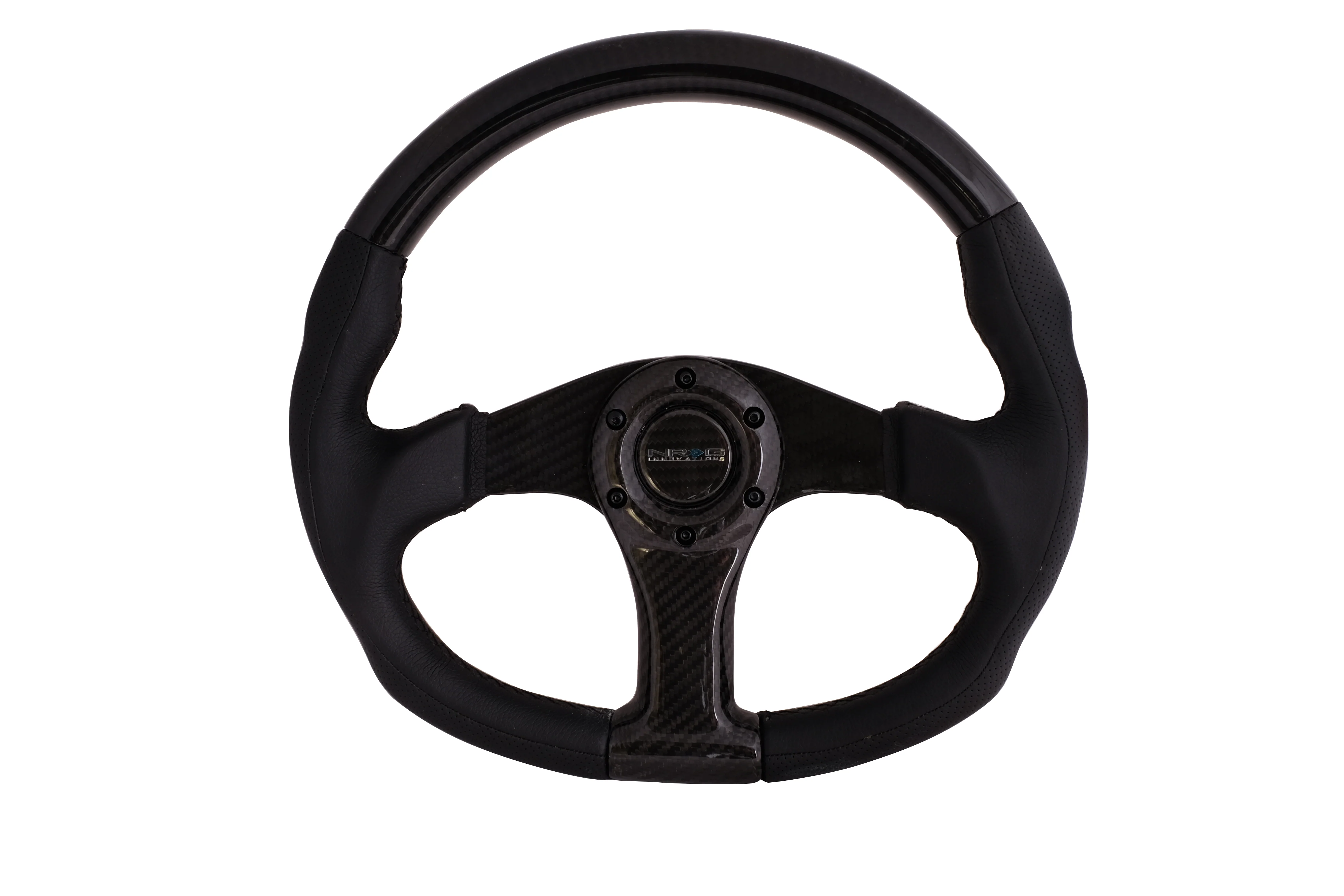 CARBON FIBER STEERING WHEEL OVAL SHAPE - Image 3