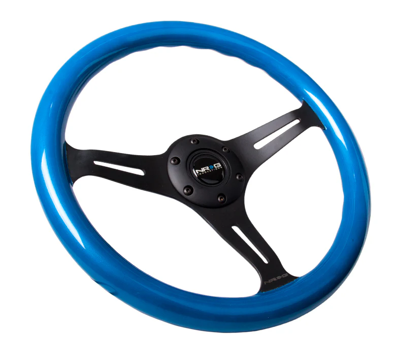 350MM 1.5" DEEP DISH WOOD GRAIN STEERING WHEEL - Image 10