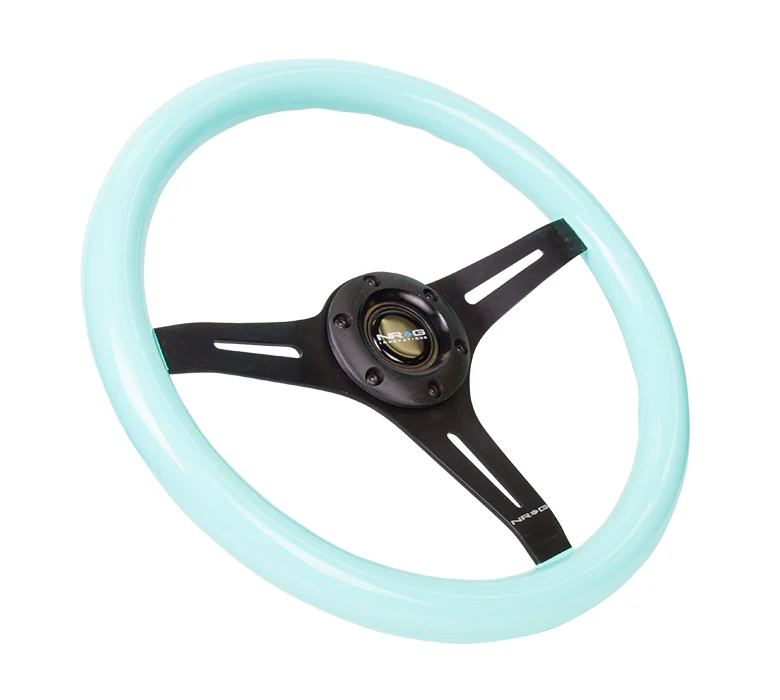 350MM 1.5" DEEP DISH WOOD GRAIN STEERING WHEEL - Image 13