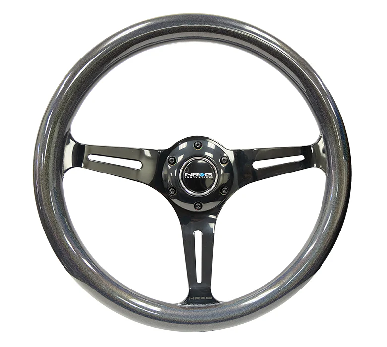 350MM 1.5" DEEP DISH WOOD GRAIN STEERING WHEEL - Image 15