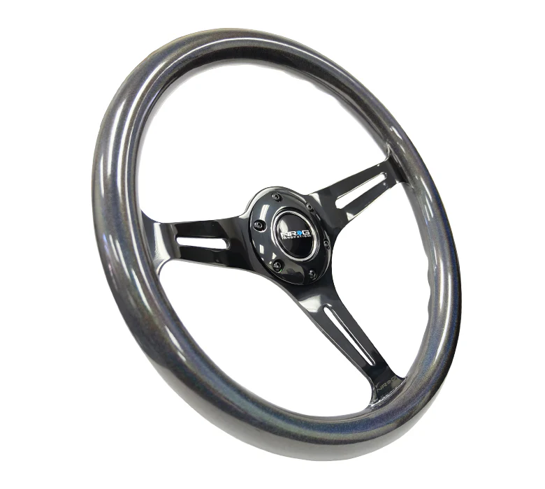 350MM 1.5" DEEP DISH WOOD GRAIN STEERING WHEEL - Image 16