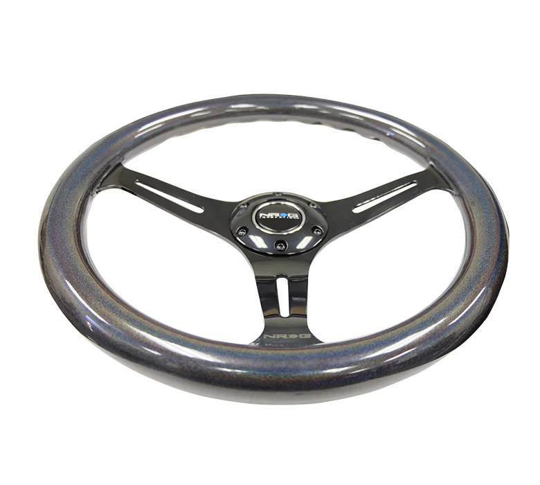 350MM 1.5" DEEP DISH WOOD GRAIN STEERING WHEEL - Image 17