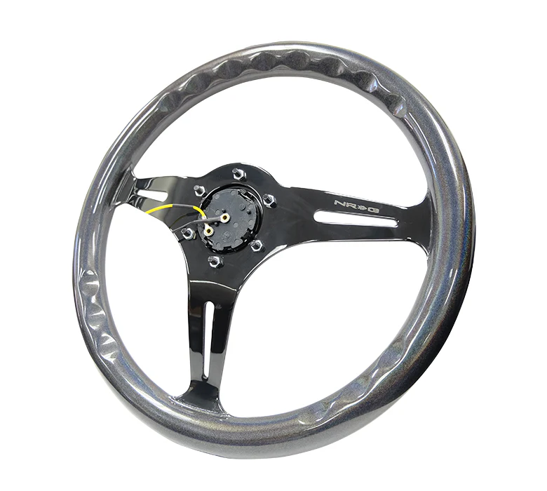 350MM 1.5" DEEP DISH WOOD GRAIN STEERING WHEEL - Image 18