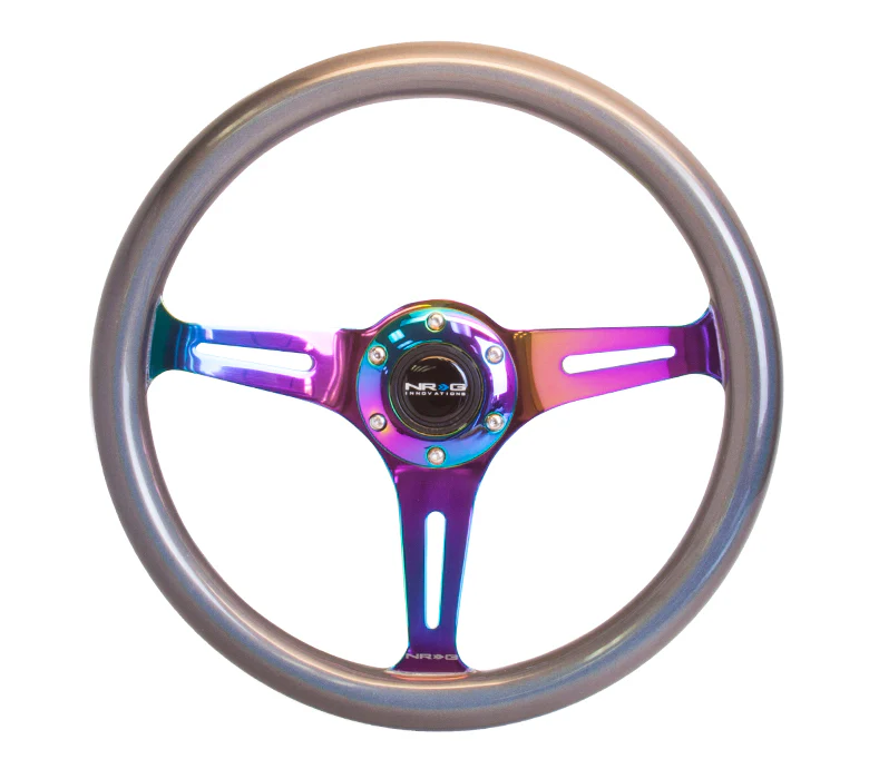 350MM 1.5" DEEP DISH WOOD GRAIN STEERING WHEEL - Image 20