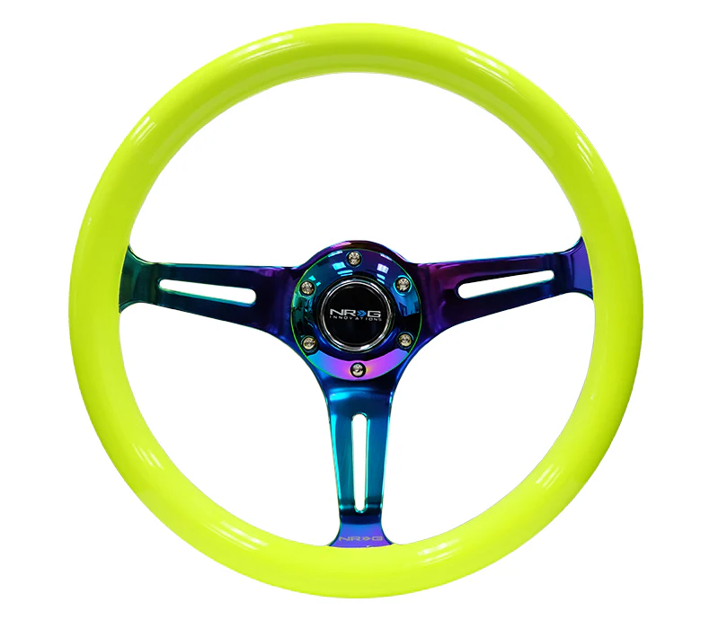 350MM 1.5" DEEP DISH WOOD GRAIN STEERING WHEEL - Image 23