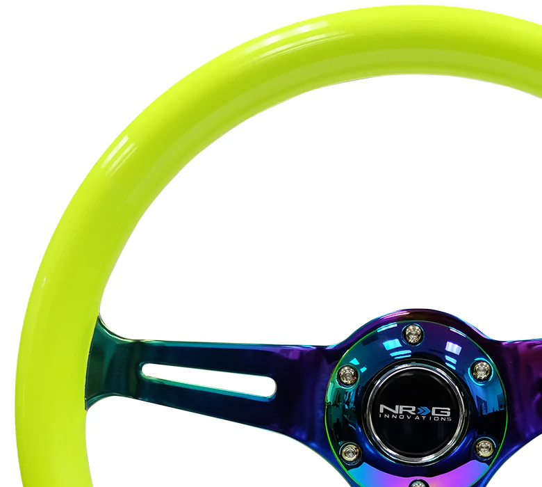 350MM 1.5" DEEP DISH WOOD GRAIN STEERING WHEEL - Image 24