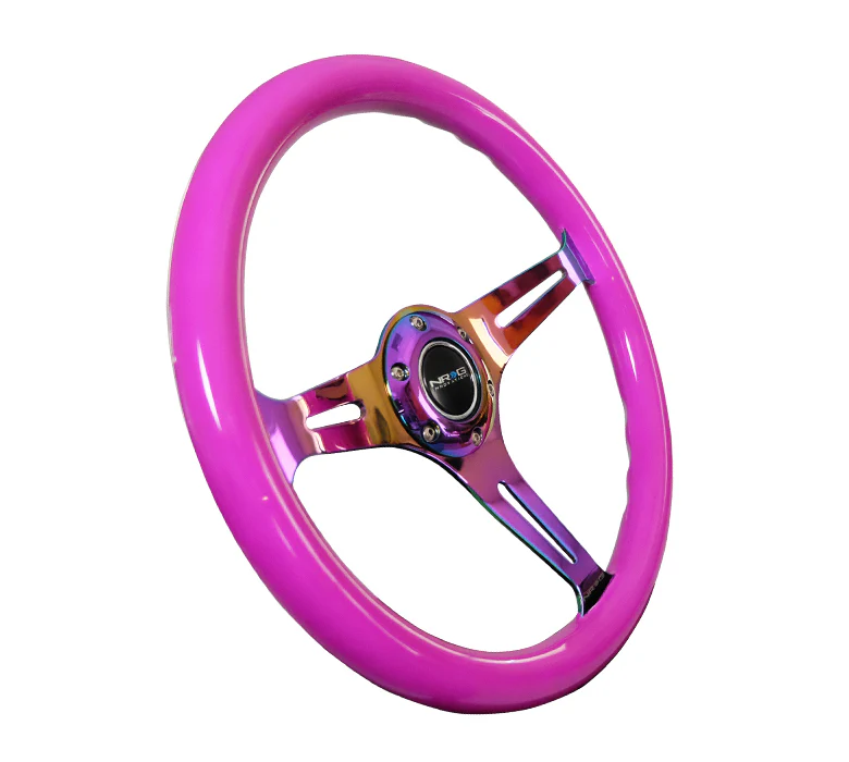 350MM 1.5" DEEP DISH WOOD GRAIN STEERING WHEEL - Image 30