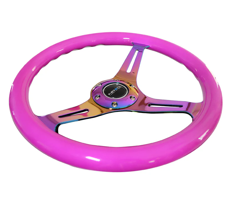 350MM 1.5" DEEP DISH WOOD GRAIN STEERING WHEEL - Image 31