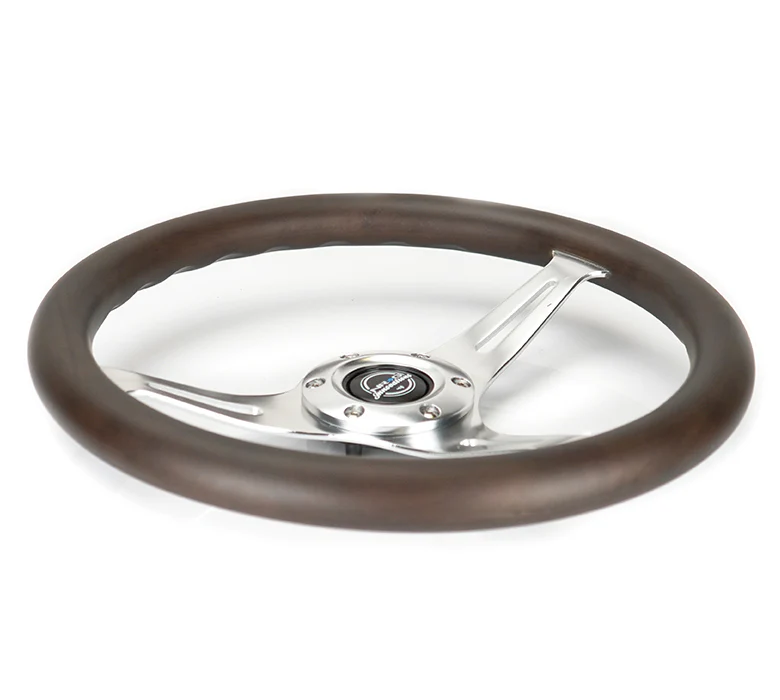 350MM 1.5" DEEP DISH WOOD GRAIN STEERING WHEEL - Image 35