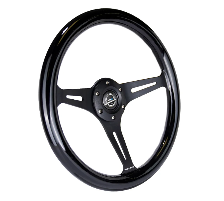 350MM 1.5" DEEP DISH WOOD GRAIN STEERING WHEEL - Image 37