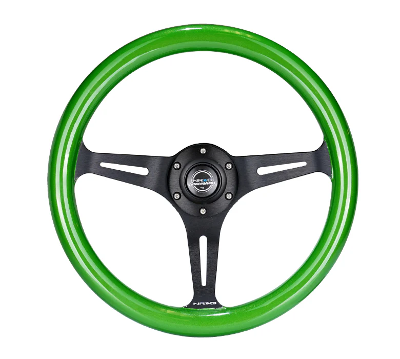 350MM 1.5" DEEP DISH WOOD GRAIN STEERING WHEEL - Image 46