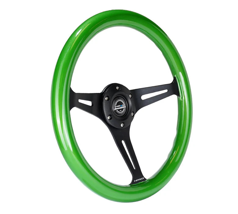350MM 1.5" DEEP DISH WOOD GRAIN STEERING WHEEL - Image 47