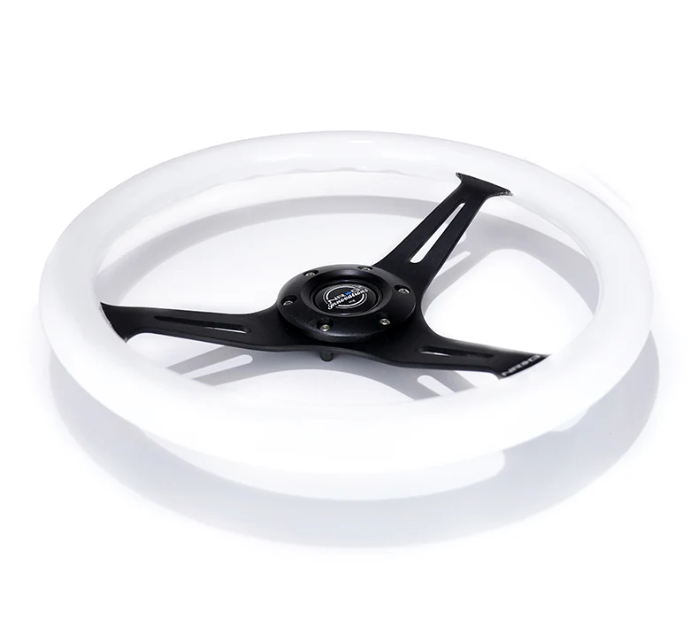 350MM 1.5" DEEP DISH WOOD GRAIN STEERING WHEEL - Image 57