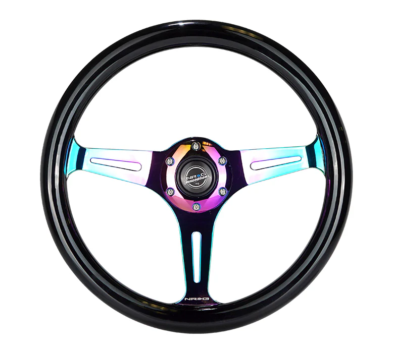 350MM 1.5" DEEP DISH WOOD GRAIN STEERING WHEEL - Image 58