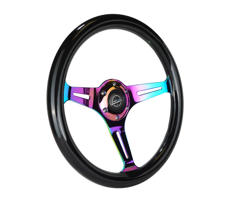 350MM 1.5" DEEP DISH WOOD GRAIN STEERING WHEEL - Image 59