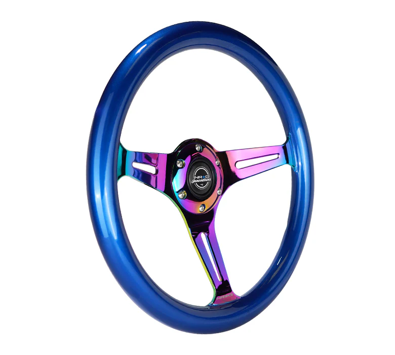350MM 1.5" DEEP DISH WOOD GRAIN STEERING WHEEL - Image 62
