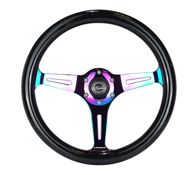 350MM 1.5" DEEP DISH WOOD GRAIN STEERING WHEEL - Image 64