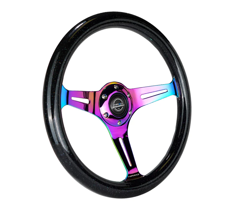 350MM 1.5" DEEP DISH WOOD GRAIN STEERING WHEEL - Image 65