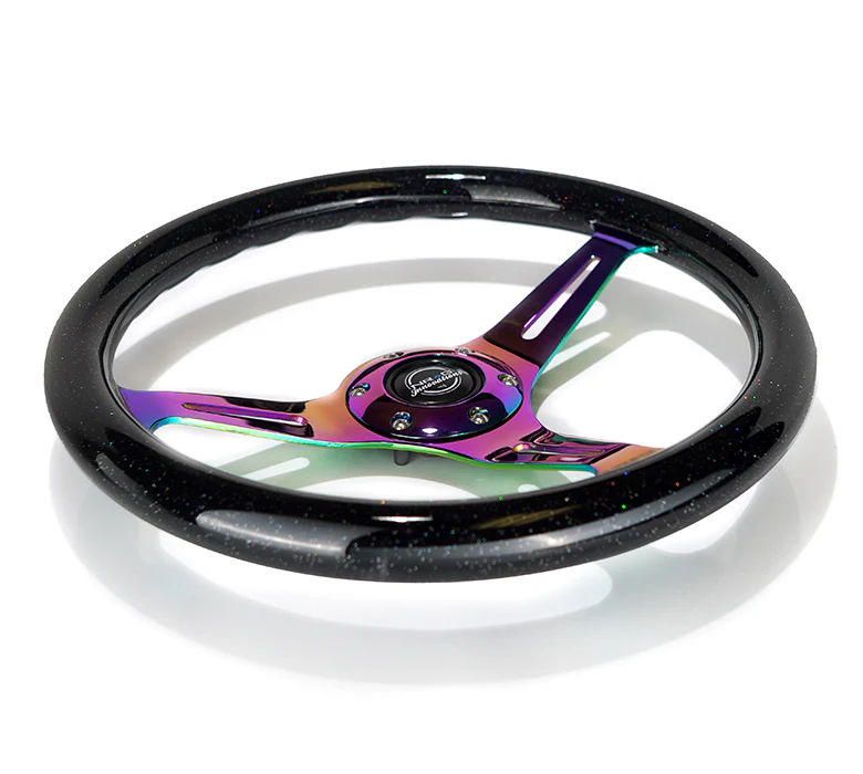 350MM 1.5" DEEP DISH WOOD GRAIN STEERING WHEEL - Image 66