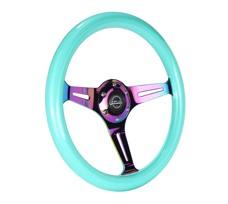 350MM 1.5" DEEP DISH WOOD GRAIN STEERING WHEEL - Image 75