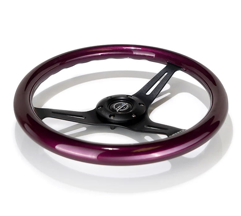 350MM 1.5" DEEP DISH WOOD GRAIN STEERING WHEEL - Image 91