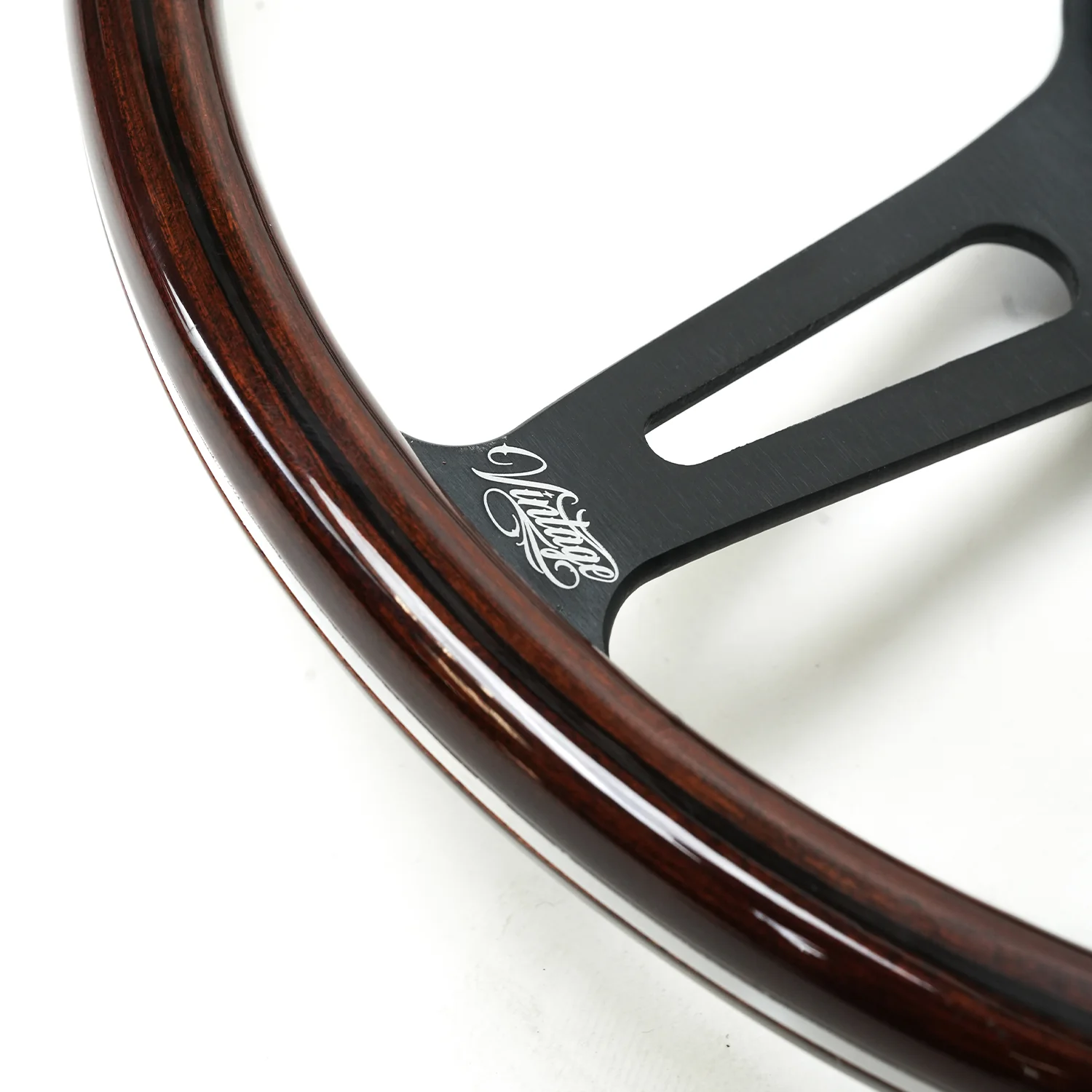 VINTAGE 380MM STEERING WHEEL - Image 3